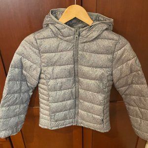 GAP Kids Kids ColdControl Puffer Large Gray Multi-Color Sparkle